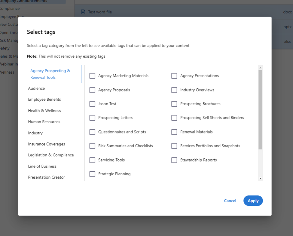 How do I use the bulk tagging feature under imported content? - Content ...