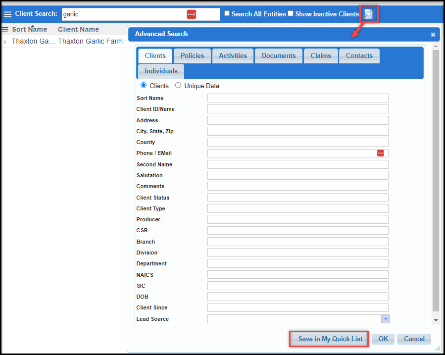 How do I use an advanced search or system search? - Partner Platform
