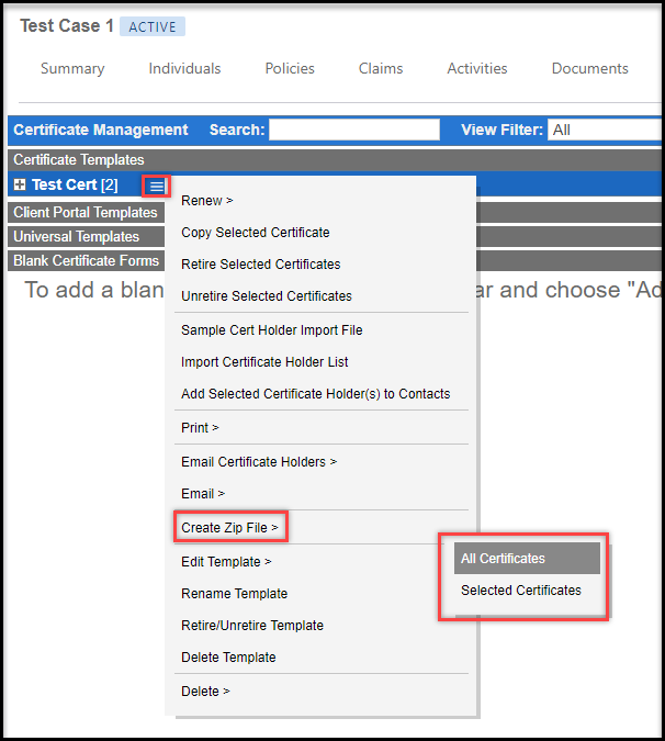 How do I send certificates in a Zip file? - Partner Platform