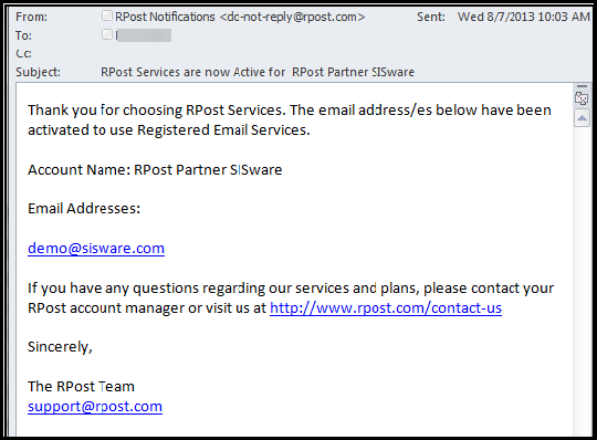 How do I set up the RPost or RSign Integration? - Partner Platform