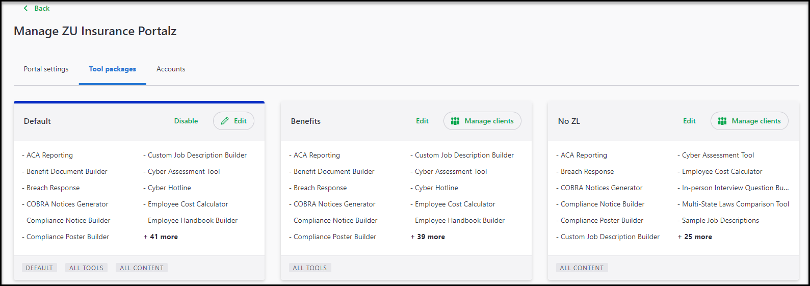 How do I create or activate tool packages? - Client Cloud