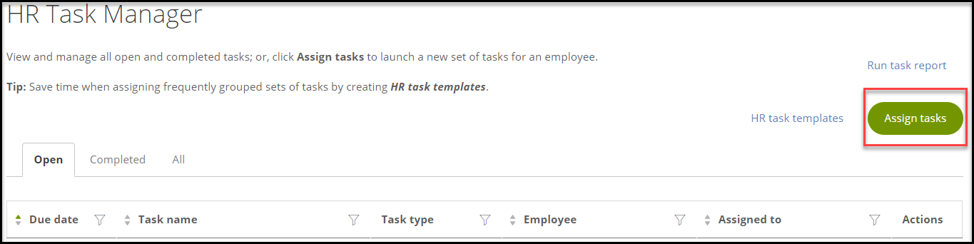 Are there instructions for using Task Manager? - HRconnection