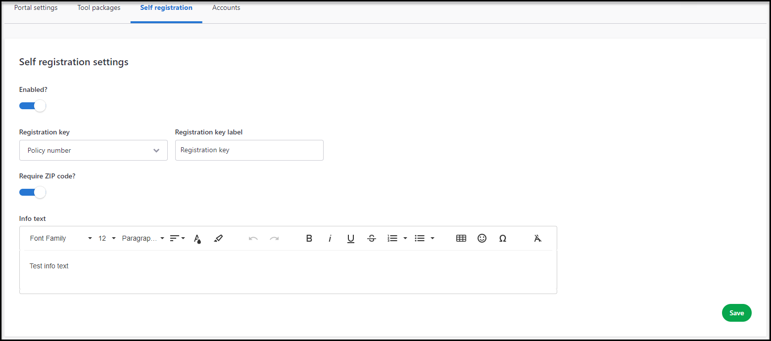 How do I set up self registration for the Client Portal? - Zywave ...