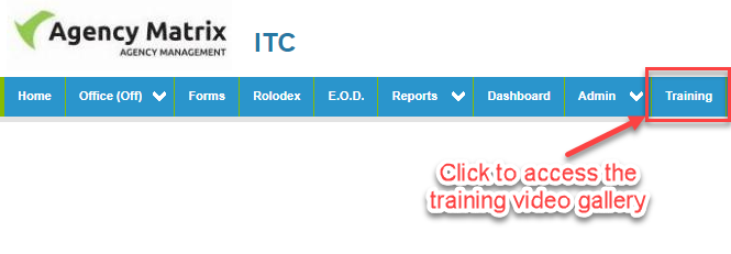 How to enable training tab for employees - Agency Matrix