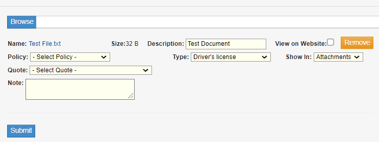 How to add an attachment - Agency Matrix