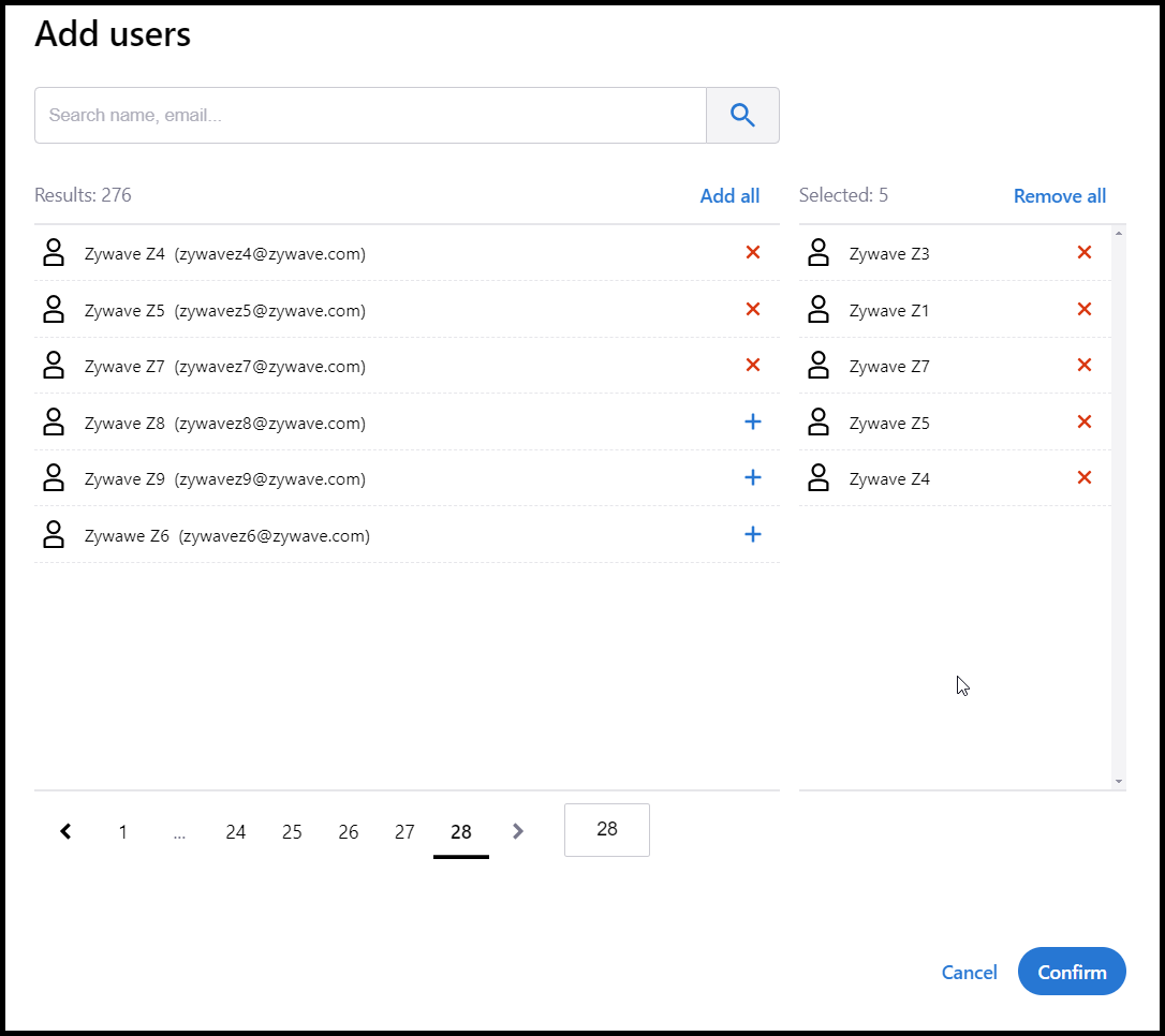 How do I manage feature permissions for individuals and groups